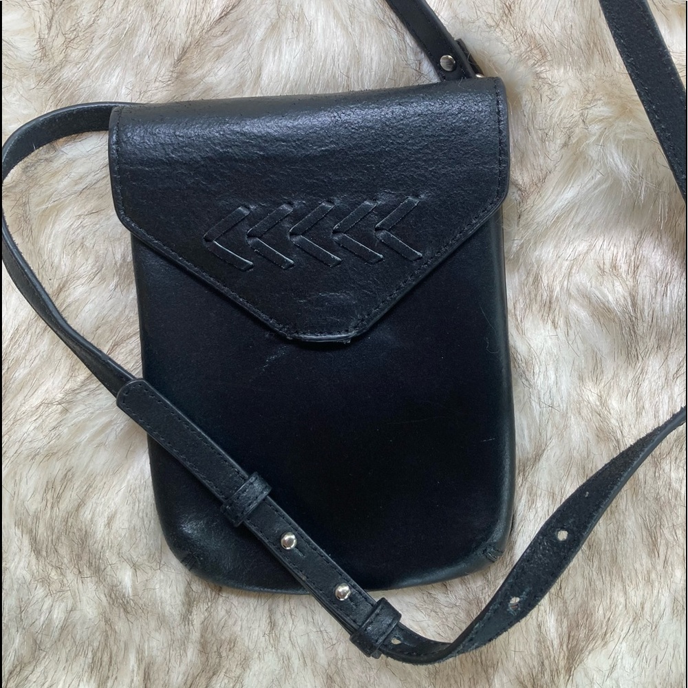 Mini Leather Crossbody Pouch